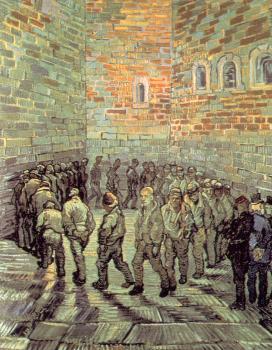 Vincent Van Gogh : Prisoners Round(after Gustave Dore)